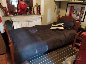 letto singolo + comodino IKEA