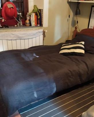 letto singolo + comodino IKEA