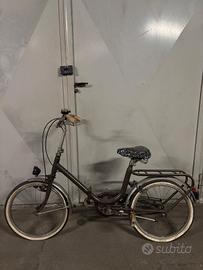 bicicletta pieghevole vintage, Graziella marrone 