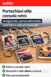 portachiavi retrò,album musicali,e foto personali