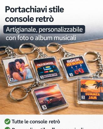 portachiavi retrò,album musicali,e foto personali