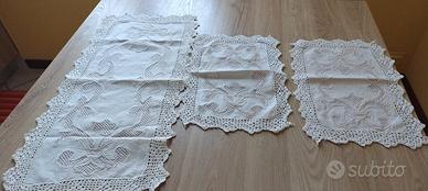 partite centri colore  ecru con rifiniture allunc