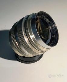 Jupiter 9 85mm F.2 M42 argento copia zeiss sonnar