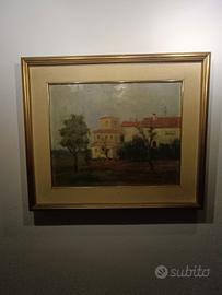 quadro olio su cartone