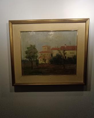 quadro olio su cartone
