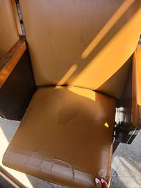 Set sedie vintage stile cinema (1 da un seduta+ 1