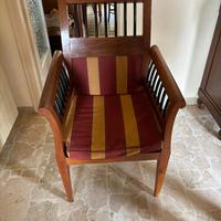 Coppia di poltrone arte Decò primi del '900