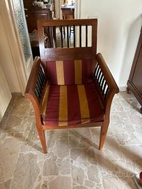 Coppia di poltrone arte Decò primi del '900