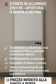 porte in alluminio