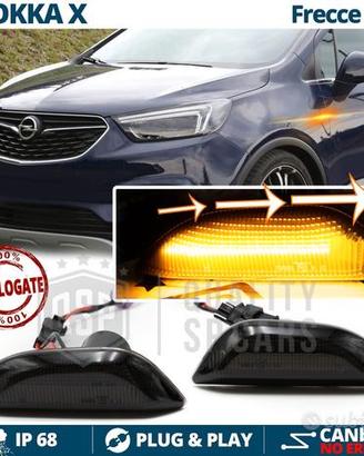 Frecce LED Dinamiche per OPEL MOKKA X Lente Nera