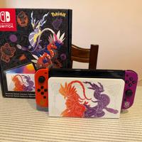 NINTENDO SWITCH OLED POKEMON SCARLATTO E VIOLETTO