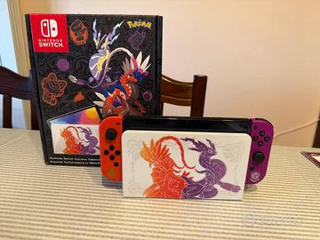 NINTENDO SWITCH OLED POKEMON SCARLATTO E VIOLETTO