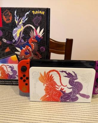 NINTENDO SWITCH OLED POKEMON SCARLATTO E VIOLETTO