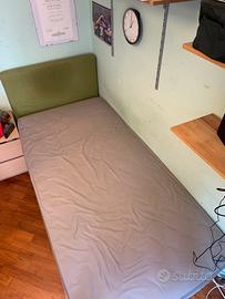Letto Tumidei testata imbott. 215x100cm+ materasso