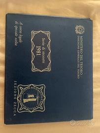 Monete BU del tesoro italiano 1982