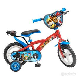 bici bambino paw patrol misura 12