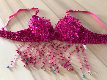 Reggiseno con paillettes tg.3-4