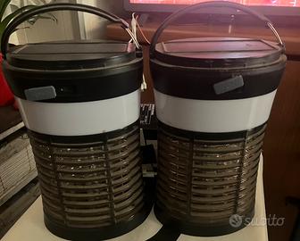 Nr 2 Lampade Antizanzare USB Solare Ricaricabile