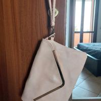 Pochette in ecopelle rosa