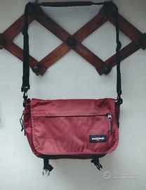 Borsa tracolla Eastpak rossa tessuto zaino scuola