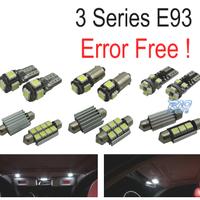 KIT 18 LAMPADE LED INTERNE BMW SERIE 3 E93 CABRIO 