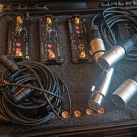 Kit 3 radiomicrofoni Shure collarino con UP4