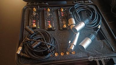 Kit 3 radiomicrofoni Shure collarino con UP4