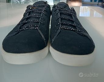sneakers Le Coq Sportif nere e oro rosa n.37