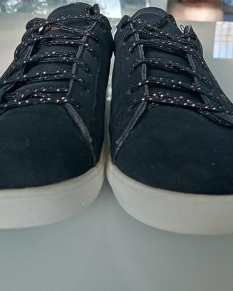 sneakers Le Coq Sportif nere e oro rosa n.37