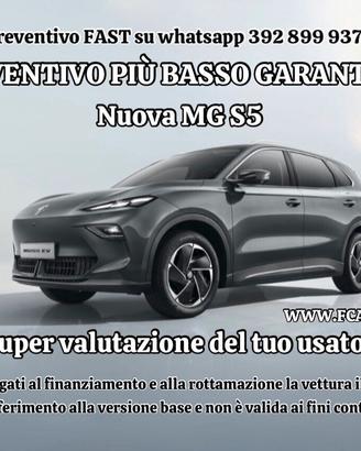 MG S5 EV long Range , NUOVA DA CONFIGURARE !