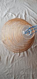 Lampada IKEA ILSBO in bambù - Vintage - Nuovo