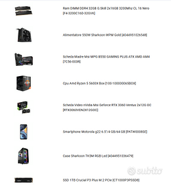 🖥️ PC Gaming + Kit Accessori + Giochi - Top 🔝