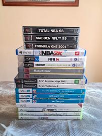 Lotto 17 Giochi Ps1 Ps2 Ps3 Ps5 Wii U Xbox 360