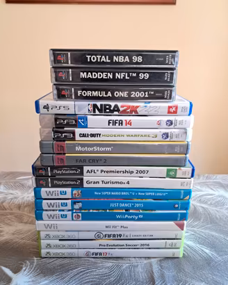 Lotto 17 Giochi Ps1 Ps2 Ps3 Ps5 Wii U Xbox 360