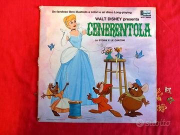 Disco LP Cenerentola colonna sonora Disney 1969