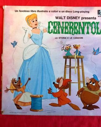 Disco LP Cenerentola colonna sonora Disney 1969