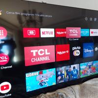 TV 55 POLLICI TCL 4K SMART WIFI , NUOVO, AUDIO TOP