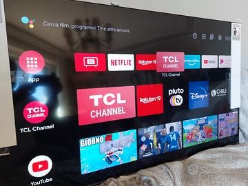 TV 55 POLLICI TCL 4K SMART WIFI , NUOVO, AUDIO TOP