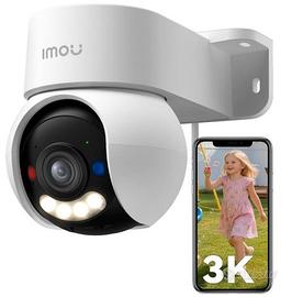Talos 3K/5MP Telecamera WiFi da Esterno, Telecamer