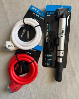 Set Accessori BRN per bicicletta nuovi