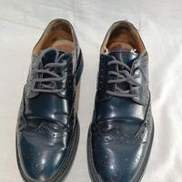 Mocassino inglesina uomo blu tg.41