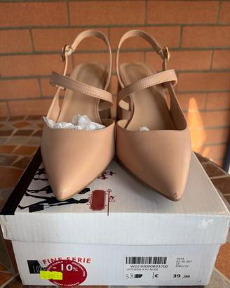 Scarpe décolleté rosa antico n.38