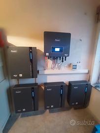 kit 8kw inverter 11kw ibrido accumulo 15kw litio