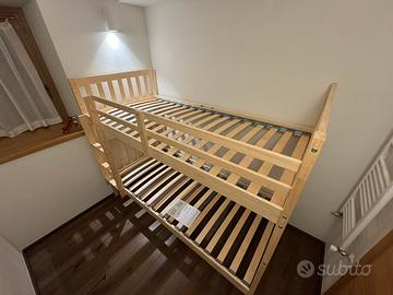 Letto a castello in abete - NUOVO