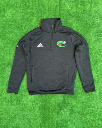 Felpa Adidas Mezza-Zip Climalite Nera - Taglia S