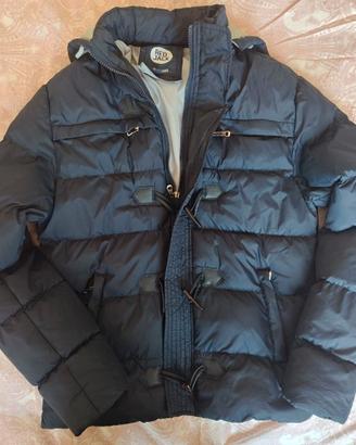 Giubbotto giaccone piumino blu taglia XL