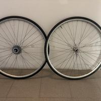 Ruote vintage bici da corsa eroica