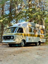 Camper Epoca Fiat 238 targa oro ASI e RIVAS