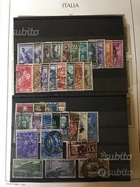 Francobolli Italia 1950 usati
