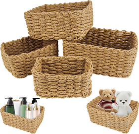 4 Pezzi Cesta Portaoggetti